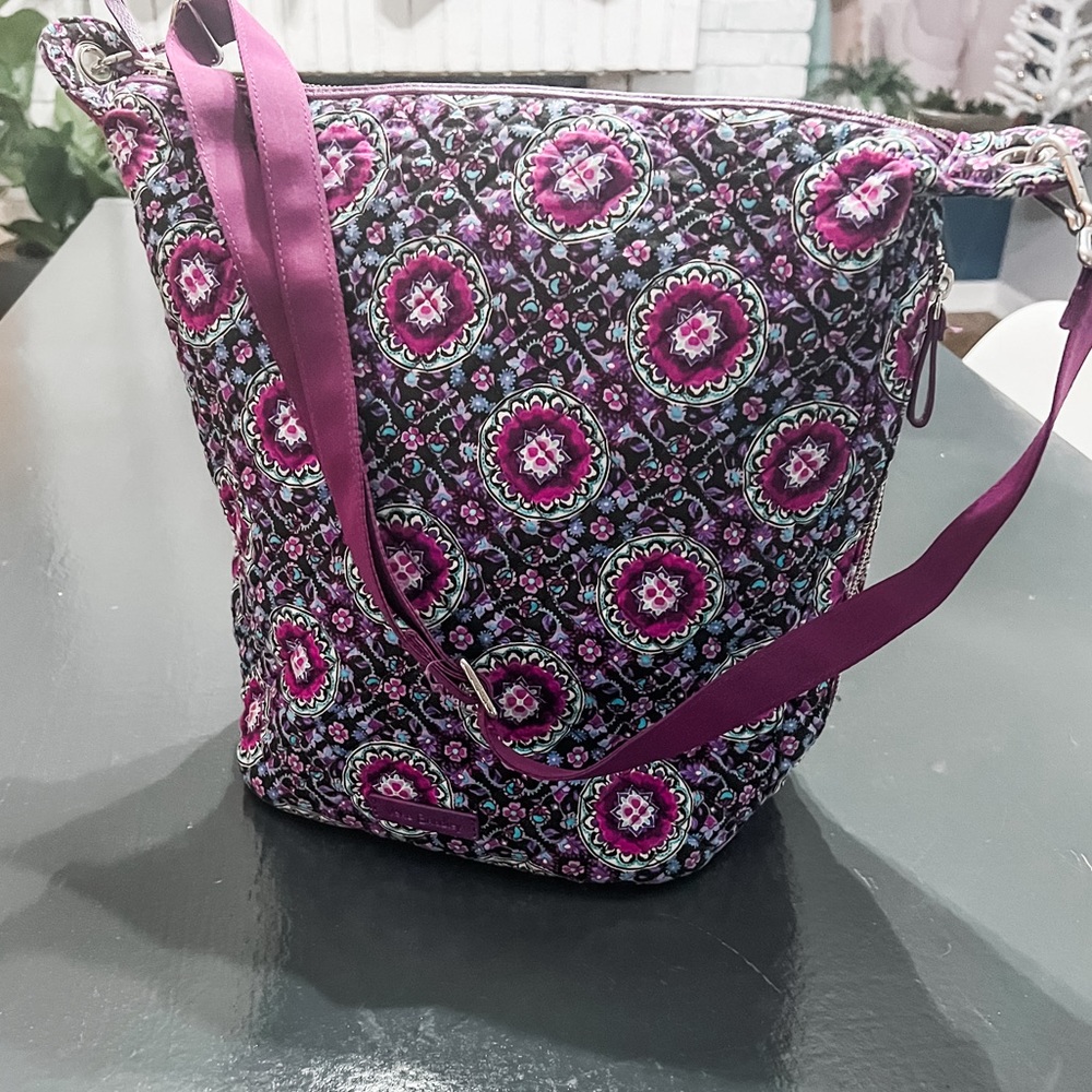Vera Bradley Lilac Medallion Hobo Bag